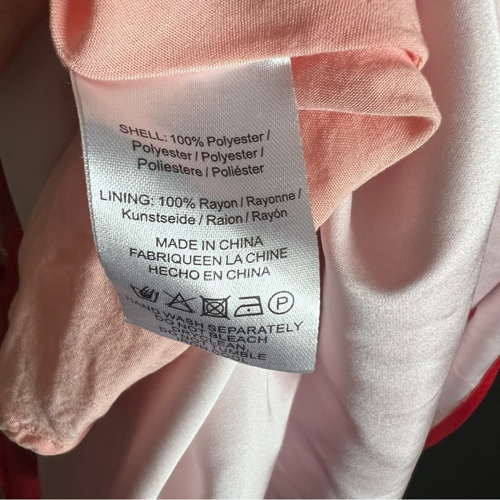 Sau Lee Teigen Gown in Blush Red Ombre size US 6 NEW! New with tags! - Picture 11 of 13
